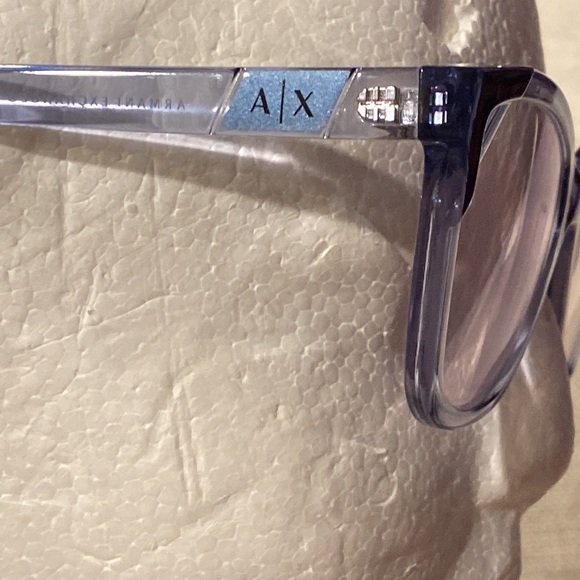 A/X Armani Exchange 👁️ glasses blue frame 👓 woman eyeglasses lightweight - Picture 2 of 15